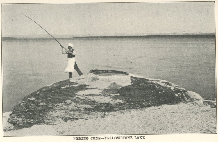 Fishing Cone - 'Summit of the World - Trip Through Yellowstone Park'
