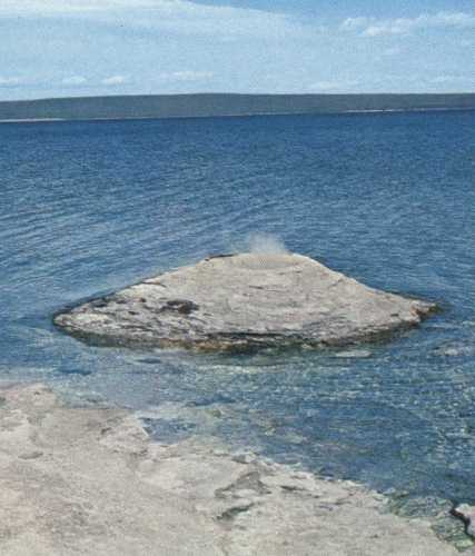 Fishing Cone - 'Deluxe Picture Book of Yellowstone National Park'